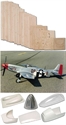 Picture of N.A. P-51D Mustang (69") - Plan, Wood Pack And Parts Set