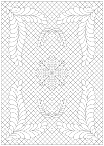 Picture of Cot Quilt pattern sheet