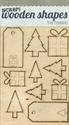 Picture of Inspired to Make Wooden Shapes - Christmas presents And Trees