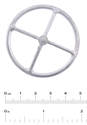 Picture of White Metal 4 Spoke Wheel
