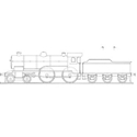 Picture of 4-4-0 Tender Locomotive: Newbury (Plan)