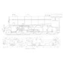 Picture of 4-6-0 B1 LNER Locomotive: Springbok (Plan)