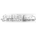Picture of Standard Class 4-6-0 LMS Locomotive: Highlander (Plan)