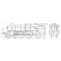 Picture of LMS Stainer Class 4-6-0 Locomotive: Black Five (Plan)