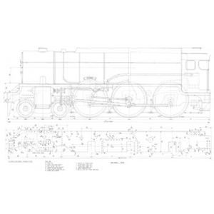Picture of LMS 4-6-0 Compound Locomotive: Fury (Plan)