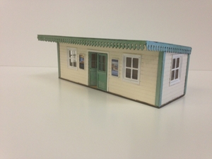 Picture of Plywood O Gauge Low Relief Waiting Room