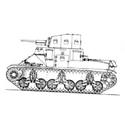 Picture of ML109 Medium Tank M2A1