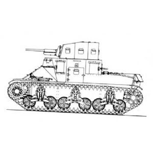 Picture of ML109 Medium Tank M2A1