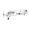 Picture of Fiesler Storch Line Drawing 2865