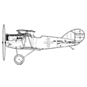 Picture of Pfalz D XII Line Drawing 2874