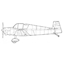 Picture of Jodel D 117 Line Drawing 2899
