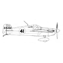 Picture of Airmark Cassutt (FG) Line Drawing 2905