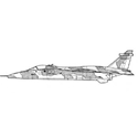 Picture of B A C Sepecat (JF) Line Drawing 2915