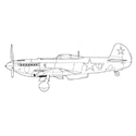 Picture of Yak 9 Line Drawing 2928