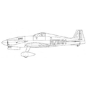 Picture of Mace R-2 Shark Line Drawing 2931