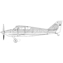Picture of Whittman Tailwind Line Drawing 2938