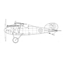 Picture of Albatros DV And DVA Line Drawing 2944
