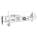 Picture of Commonwealth Wirraway Line Drawing 2951