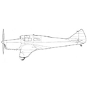 Picture of Miles Falcon VI Line Drawing 3023
