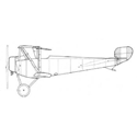 Picture of Nieuport 10 Line Drawing 3031