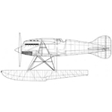 Picture of Macchi M39 Line Drawing 3039