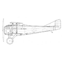 Picture of Spad VII Line Drawing 3044