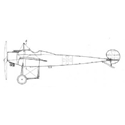 Picture of Fokker EIII-EIV Line Drawing 3056