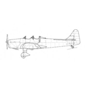 Picture of Miles M.14A Magister Line Drawing 3058