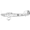 Picture of Fairey Long Range Monoplane Line Drawing 3074