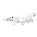 Picture of EAP Fighter Line Drawing 3078