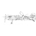 Picture of Sukhoi SU-26 MX Line Drawing 3099