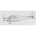 Picture of De Havilland 80a Puss Moth Line Drawing 3101
