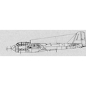 Picture of Junkers Ju 88 G6 Nachtjager Line Drawing 3103