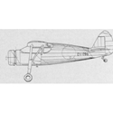 Picture of Fairchild Argus R40 Line Drawing 3106