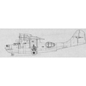 Picture of Consolidated PBY Catalina Line Drawing 3114