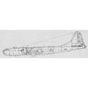 Picture of Boeing B-29 Superfortress Line Drawing 3115