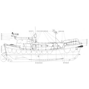 Picture of Rother Class Lifeboat MM1286 Plan