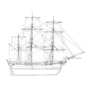 Picture of HMS Bounty M1033 Static Sail Plan