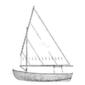 Picture of Lug Sailing Dinghy MM1360 Static Sail Plan