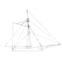 Picture of Sloop  1776 MM1477 Static Sail Plan