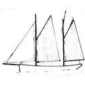 Picture of Pearling Lugger MM928 Static Sail Plan
