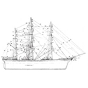 Picture of Cutty Sark SY26 Static Sail Plan
