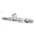 Picture of USS Nautilus MM433 Submarine Plan